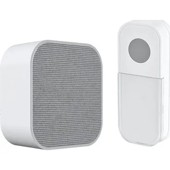 Stavební výplň Solight 1L75 bezdrátový zvonek, bateriový, 180m, bílý, learning code