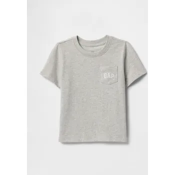 Dětská móda GAP Chlapecké Baby tričko Pocket GAP Šedá 80-86 (2700817)