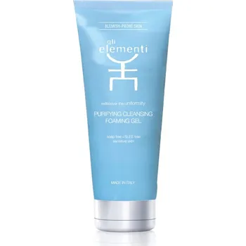 Léčba akné Gli Elementi Purifying Cleansing Foaming Gel - Čistící pěnivý gel 200 ml