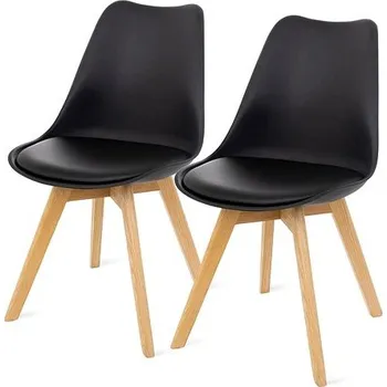 Jídelní židle Jídelní židle SCANDINAVIA ECONOMY černá, set 2 ks