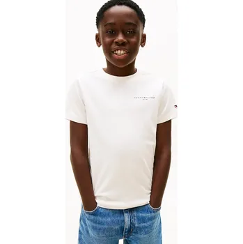 Dívčí tričko Dětské bavlněné tričko Tommy Hilfiger KS0KS00661.74.122.PPY2 bílá 00X, vel. 80