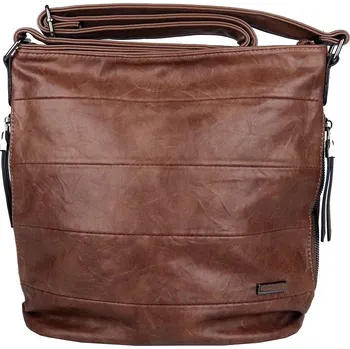 Kabelka Středně velká crossbody kabelka ROMINA & CO D600 světlehnědá