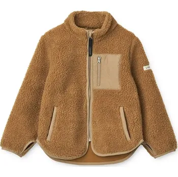 Dětská bunda Liewood Nolan Pile Jacket hnědá barva, LW19877 LW19877.PPY2 82X, vel. 140