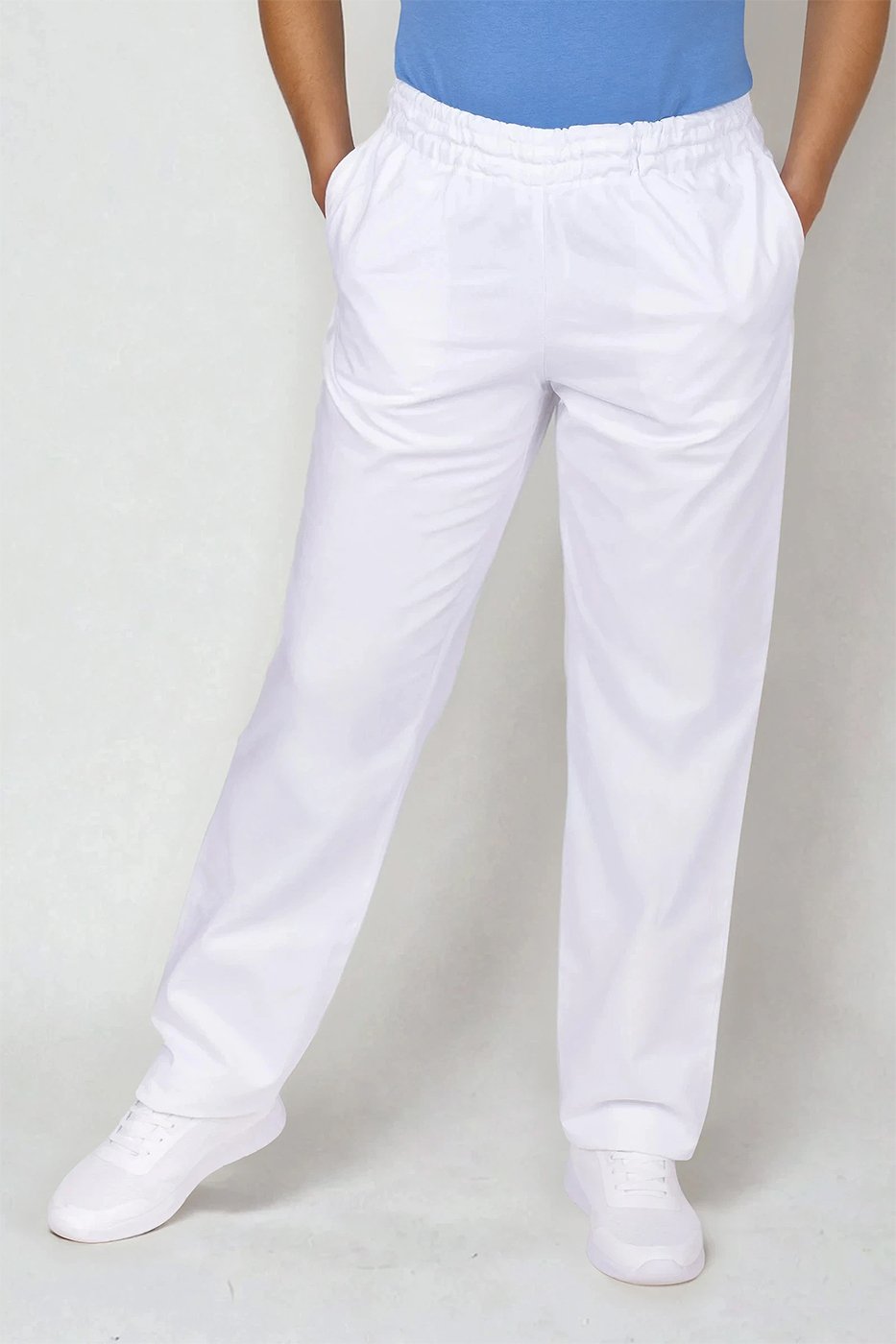 2P SERVIS Kalhoty Uni Star Bílá 44