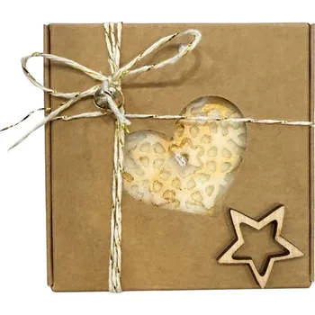 Svíčka Zimní třpyt - 100% sójová svíčka