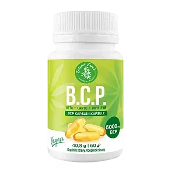 Speciální výživa BCP kapsle - Přírodní kapsle s rostlinnými oleji s přirozeným obsahem BCP, DHA, doplněné o vitaminy D3 a K2 pro každodenní rovnováhu těla i mysli. 60 ks