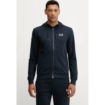 Pánská mikina Bavlněná mikina EA7 Emporio Armani AF13512.7M000568 modrá 95X, vel. XL