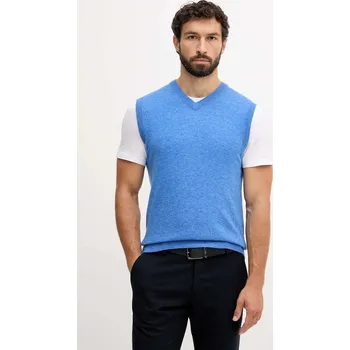 Dámská vesta Vlněná vesta United Colors of Benetton černá barva, 1002U400L 55X, vel. S