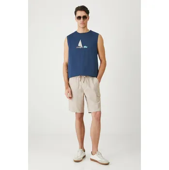 Pánské kraťasy Lněné kraťasy Medicine RS25.SZMB10 béžová 80M, vel. L