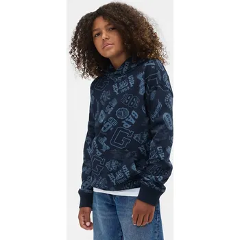 Chlapecká mikina GAP Chlapecké Dětská mikina s logem Gap Modrá XXL (2949151)