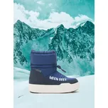 Chlapecké sněhule Moon Boot JR Park Tube Mid WP Blue Navy