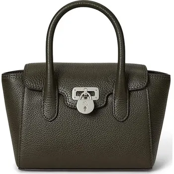 Kabelka Kožená kabelka Lauren Ralph Lauren hnědá barva, 431969349 78X, vel. ONE SIZE