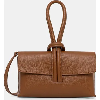 Kabelka Kožené psaníčko Answear.LAB 864.hak hnědá 82X, vel. ONE SIZE