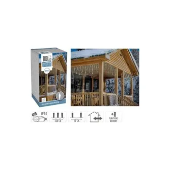 Vánoční dekorace Rampouch osvětlení 3,5m, 180 LED - Studená bílá