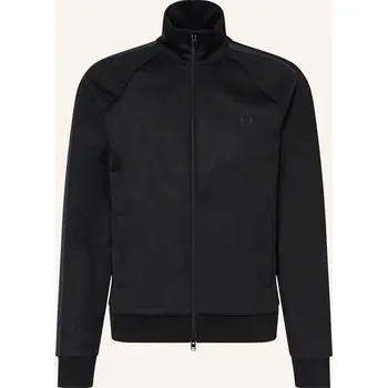 Pánské oblečení Fred Perry Pánská Tréninková Bunda S Galonovými Pruhy, černá, L