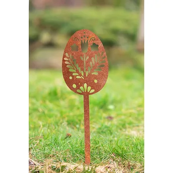 Velikonoční dekorace Corgarden Zahradní dekorace VELIKONOČNÍ KRASLICE 2 1064 51 x 14 cm Corten