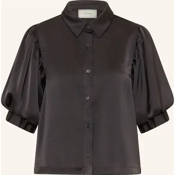 Dámská halenka Neo Noir Dámská Košile Etta Ze Saténu S 3/4 Rukávy, černá, 36