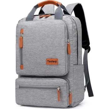 Městský batoh POČÍTÁRNA Lehký batoh na notebook 15,6" - Světle šedá