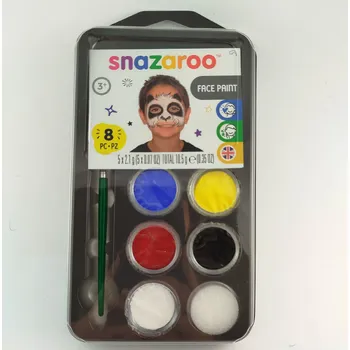Karnevalový doplněk Snazaroo sada barev na obličej 5x2ml