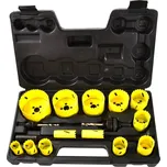 Geko Sada vykružováků BI-METAL na dřevo a kov 17ks G39998