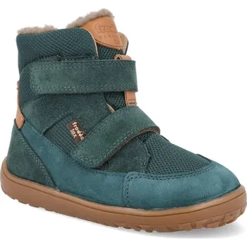 Dívčí sněhule Zimní barefoot bota Froddo Up Tex G3160252-4 Petroleum 39