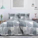 Flanelové ložní povlečení NORDIC GREY 235302446