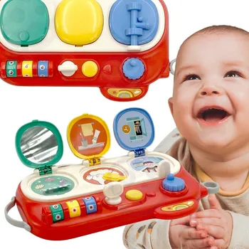 Dřevěná hračka Woopie Baby WOOPIE BABY Objevuj a testuj vzdělávací manipulační hračku