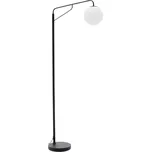 Kave Home Černá kovová stojací lampa Eilo 164 cm