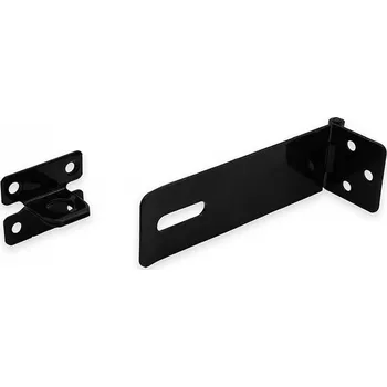 petlice a závora Petlice MINI 125x38x2mm černý lak