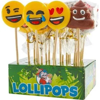 Bonbon Felko Smile Pop lízátko ve tvaru Emoji 1ks 40 g