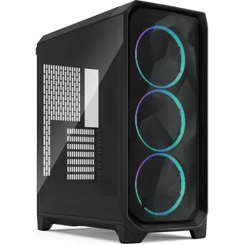 PC skříň Fractal Design Meshify 3 TG Midi Tower transparentní Černá