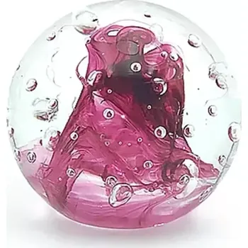 Petrolejová lampa Skleněné těžítko - 7.čakra - paperweight | 54448