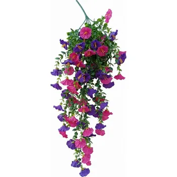 umělá květina Umělá surfínie 75 cm, fialovo-růžová