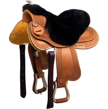 Potah na posedlí beránek western Pool's černá