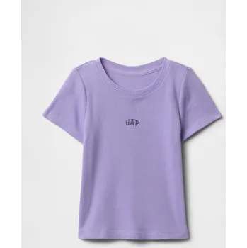 GAP Dívčí Baby žebrované tričko GAP Fialová 80 (2748543)