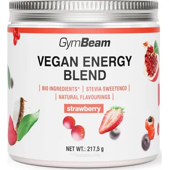 Anabolizér GymBeam Vegan Energy Blend 217,5 g jahoda