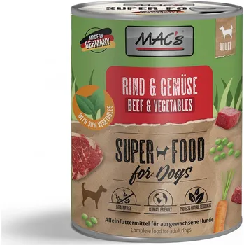 MAC's Dog s hovězím masem a zeleninou 24 × 800 g
