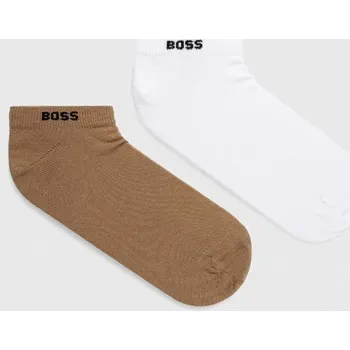 Pánské ponožky Ponožky BOSS 2P AS Uni Colors CC 2-pack 50467730 béžová 80X, vel. 43-46