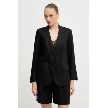 Dámské sako Plátěné sako United Colors of Benetton 2AGHDW00R černá 99A, vel. 40