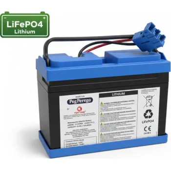 Dětské elektrovozidlo Peg Perego baterie LiFePO4 12,8V 12,9Ah 161Wh (kompletníLPeg Perego ithiová baterie určená pro vozítka Peg-Pérego 12V)
