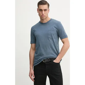 Bavlněné tričko Marc O'Polo M23217651204 modrá 55X, vel. S