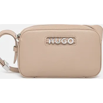 Kabelka Kabelka HUGO Mel 2.0 Crossb. Zip béžová barva, 50547054 80X, vel. ONE SIZE