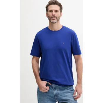 Pánské tričko Bavlněné tričko Tommy Hilfiger MW0MW39995 námořnická modř 59X, vel. S