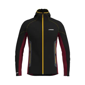 Pánská mikina Crazy Idea Pull Pegasus Man brick L; Černá mikina + DÁREK DLE VÝBĚRU!