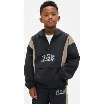 GAP Chlapecké Dětská nepromokavá nylonová bunda GAP Černá S (2948584)