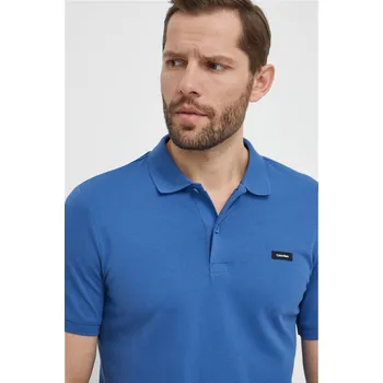 Pánské oblečení Polo tričko Calvin Klein K10K111196 modrá 55X, vel. S