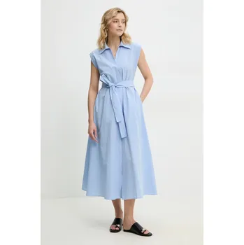 Dámské šaty Šaty Answear.LAB modrá barva, midi sng.114.tos 50X, vel. M
