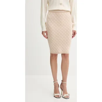 Dámská sukně Sukně Guess LISE černá barva, mini, pouzdrová, W4BD53 Z37K0 W4BD53.Z37K0 80A, vel. M