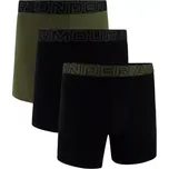 Under Armour Pánské boxerky UNDER ARMOUR PERFORMANCE COTTON - SOLID 6in 3PK XXXL 1383889-005