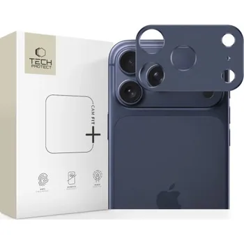Tech-Protect | Tech-Protect CamAlloy Fit ochranné sklo na kameru pro iPhone 17 Pro Max, modré